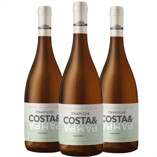 Vino Trapiche Costa & Pampa Albariño Pack X3 - 01almacen