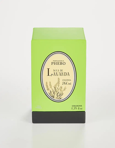 Colônia Phebo Água De Lavanda 260ml Luxo