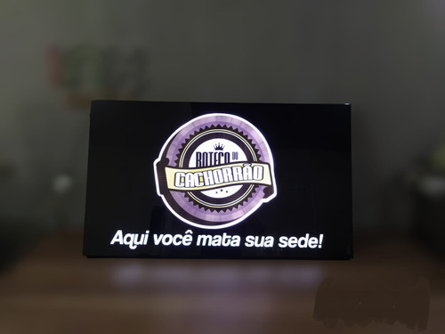 Placa Em Acm Luminosa Para Fachada Com Sua Marca 120cmx50cm