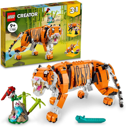 Lego Creator 3 En 1 31129 Tigre Majestuoso