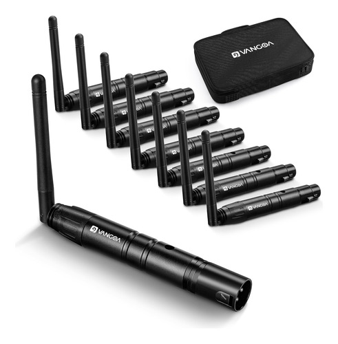 Controlador Dmx Inalámbrico 8 Unidades Para Iluminación Led