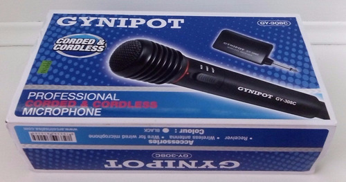 Microfonos Inalambricos Para Karaoke Gynipot Gy-308c + Envio