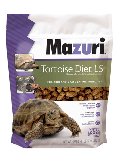 Alimento Mazuri Tortoise Ls Para Tortugas De Tierra 340gr