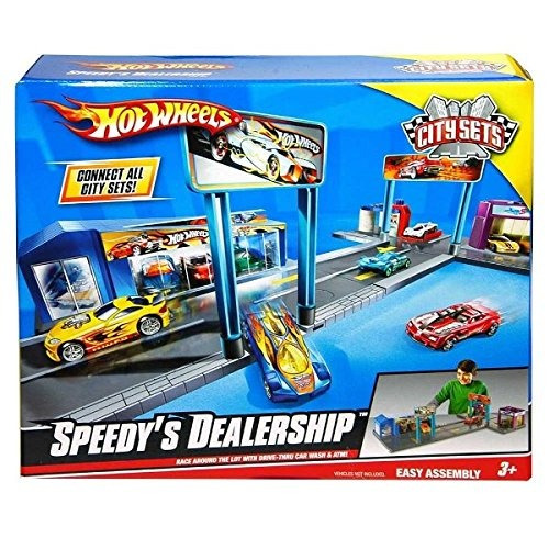 Pista De Carros Speedy Dealership Vehicle Hot Wheels Mattel