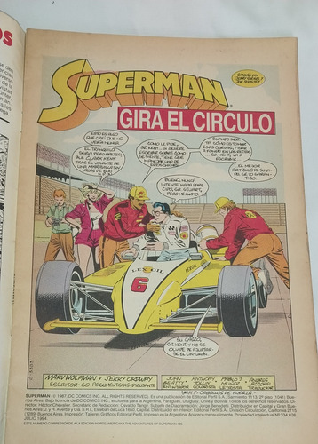 Antiguas Historietas Cómic X 2 Superman (Usado)