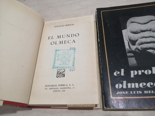 Libro. El Mundo Olmeca+1 Afín De Olmecas (Usado)
