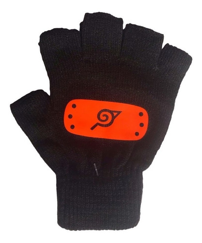 Guantes Lana Dedos Libres Naruto Talla Única