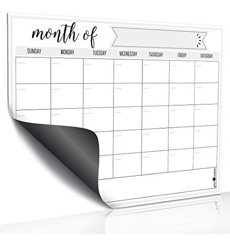 Calendario Magnetico Con Prestamo A Seco Para Refrigerador /