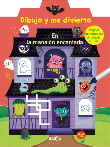 Libro Dibujo Y Me Divierto Mansion Encantada