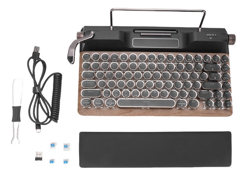 Teclado De Máquina De Escrever Retrô Mechanical 5.0 Teclados