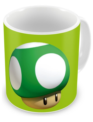 Caneca Mario Bros Cogumelo 1 Up