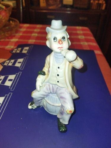 Figura Payaso Decorativa Porcelana.spain