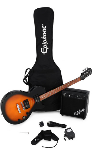 Pack Guitarra EpiPhone Les Paul Player Sunburst + Ampli 10w