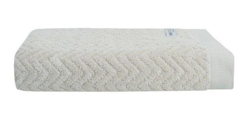 Toalha De Banho Chevron Champagne 100% Algodão -buddemeyer