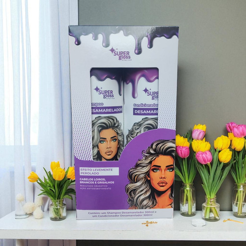 Kit Shampoo E Condicionador Super Gloss Efeito Perolado