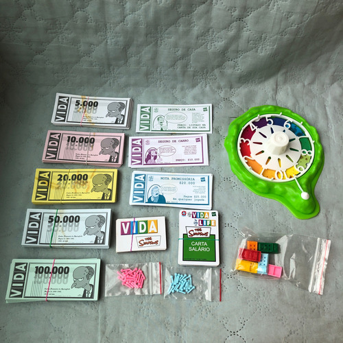 Jogo Da Vida Simpsons Estrela Hasbro The Game Of Life (Usado)