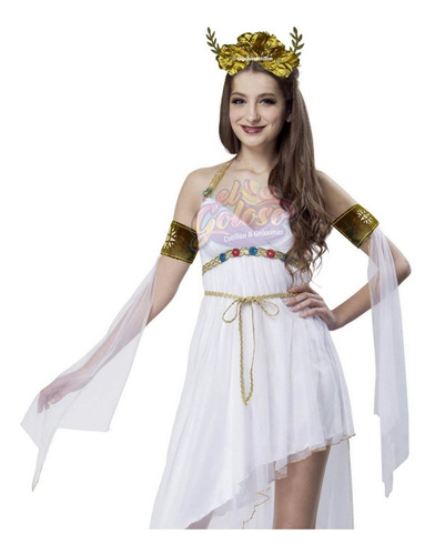 Set Griego Para Adulto Disfraz Tiara Romano Halloween 