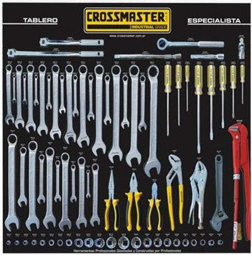 Tablero Crossmaster 76 Herram Especialista Llave Tubo Crique