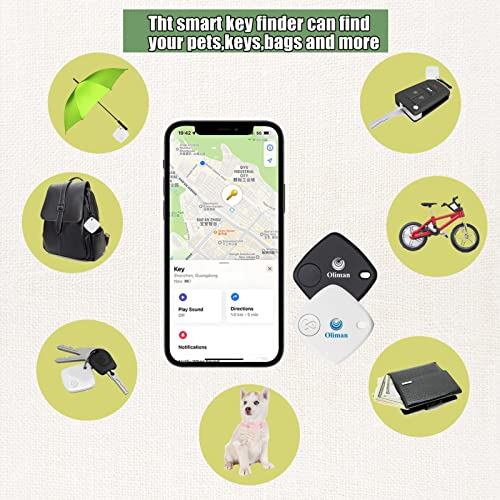 1pack White. Key Finder With Global Find My Network (...