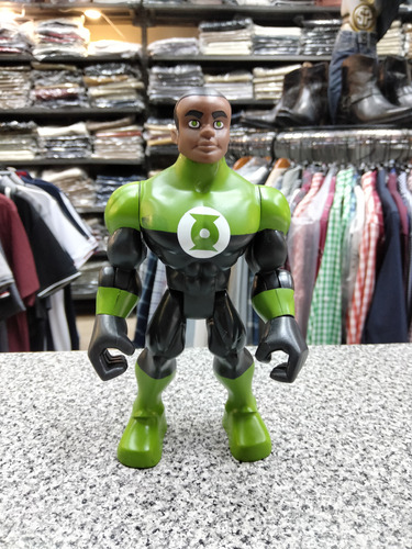 Dc Green Lantern, John Stewart, Rescue Heroes World Action!!