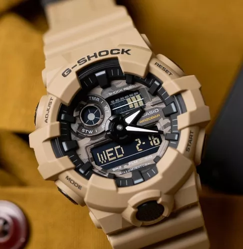 Reloj Casio Hombre G-shock Ga-700ca-5a Antigolpe Sumergible