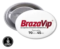 Comprar Chapas Publicitarias Ovaladas Para Eventos, Cumpleaños 
