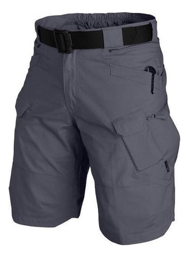 Pantalones Cortos Tipo Cargo Tácticos Talla Grande Hombre