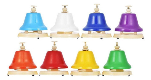 8 Nota Conjunto De Sino De Mão Brinquedo De Instrumento
