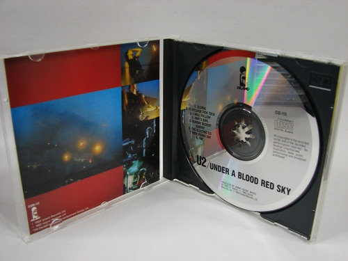 Cd U2 Live Under A Blood Red Sky Canadá Ed. Año 1992 (Usado)