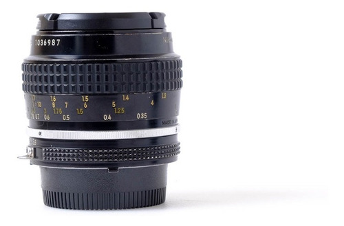 Lente Nikon Ai 55mm F/3.5 Micro - Não Faz Foco Automático