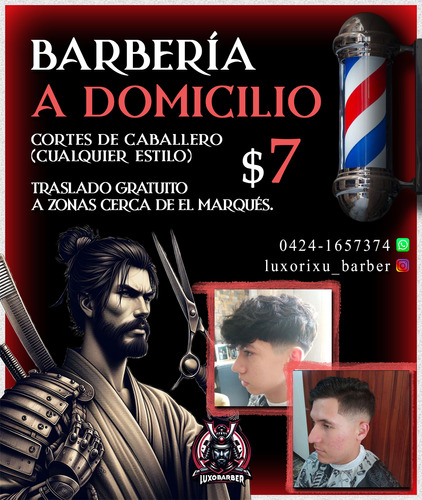 Barbería A Domicilio
