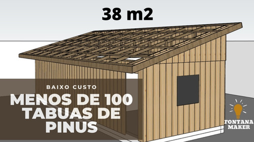 Casa De Madeira Pre Montada Projeto 3d Grátis Leia Descrição