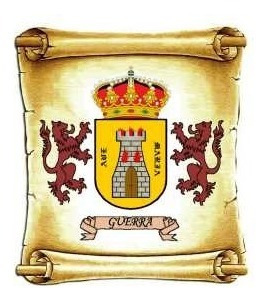 Escudo Del Apellido Guerra - Heraldica - Lamina 45 X 30 Cm.