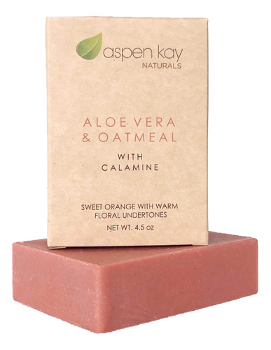 Aspen Kay Naturals Barra De Jabn De Calamina Hecha A Mano Pa