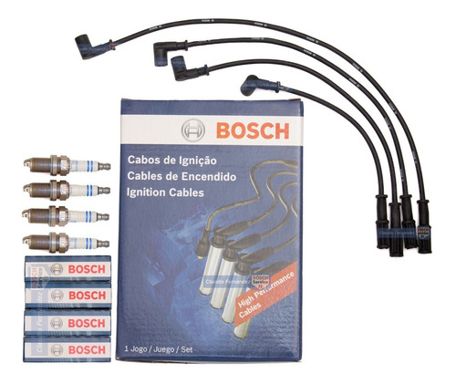 Cables Y Bujías Bosch Fiat Siena 1.4 Mpi 2014 2015 2016 2017