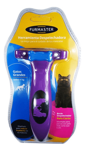 Furmaster® Cepillo Pelo Corto Large Para Gatos