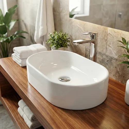 Cuba Pia De Sobrepor Para Banheiro Lavabo Lavatório Armário Gabin...