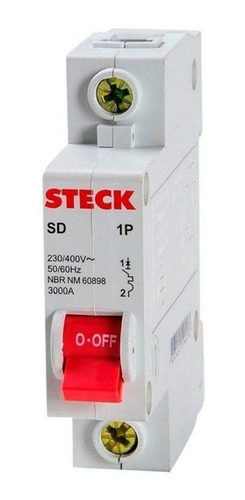 Interruptor Termomagnético 1p 20a 3ka Steck Sdd61c20