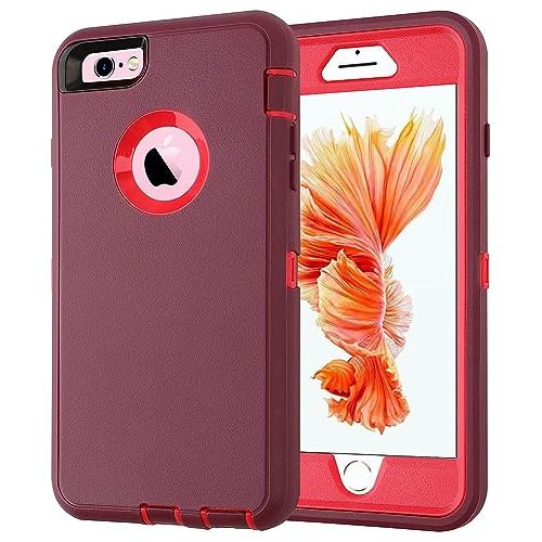 Funda Para iPhone 6 Plus/6s Plus Moradorosa 5.5 Pulgada Tpu