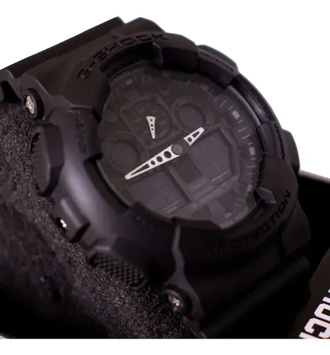 Relogio G-shcok Casio Masculino Ga-100 Preto Original | Frete grátis