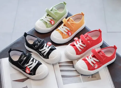 Tenis Casuales Ni o Ni a Blanco Tallas 17 A 21 Lona Tag Meses