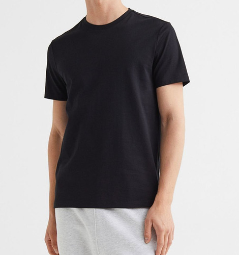 Imagen 3 de 8 de Remera Lisa Algodón Jersey Peinado Premium Hombre