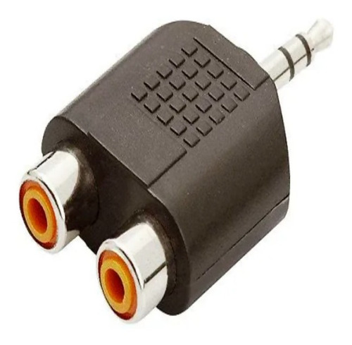 Adaptador 1  P2 Macho Estereo X 2 Rca Femea