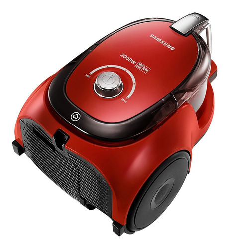 Imagen 2 de 9 de Aspiradora Samsung Sin Bolsa 2000 W Roja Vc20ccnmarf Color Rojo