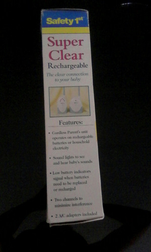 Monitores Para Bebe Safety 1st Super Clear Usados