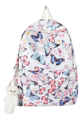 Mochila De Moda Con Estampado De Mariposas Para Portátil Stu