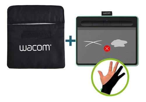 Imagen 1 de 5 de Protector Estuche Guante Digitalizadora Wacom Intuos Ctl4100
