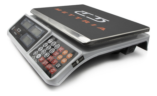Báscula comercial digital Mettria MTUV-40 40kg 33 cm x 23 cm
