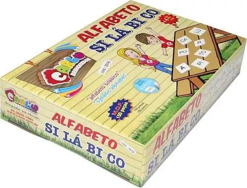 Alfabeto Silábico 150 peças- Jogo Alfabetização Letras, Brinquedo Educativo  Montessori Pedagógico - Brinquedos Educativos e Pedagógicos - Gemini Jogos  Criativos