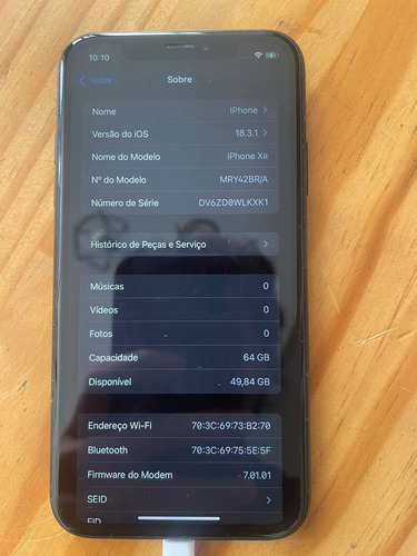 iPhone XR 64gb Em Perfeito Estado Com Poucas Marcas De Uso (Usado)